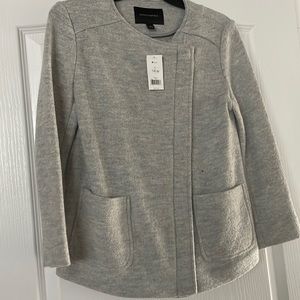NWT Banana Republic size 4 gray jacket